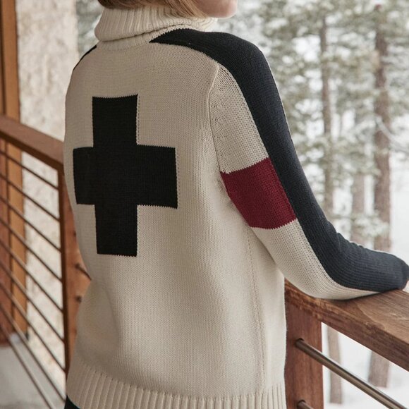 Alp N Rock, heavy cotton turtleneck sweater, size Large - Picture 5 of 6